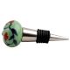Red Anthurium Ceramic Wine Stopper (Pack Of One Piece)